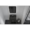 Castello Usa Amazon 24-inch Black Vanity Set with Black Top and Chrome Handles CB-MC-24BLK-CHR-2056-BL - alternate 7